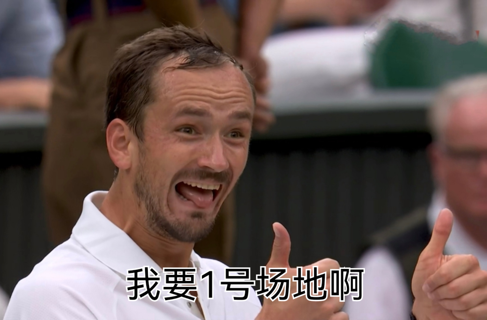 温网力克法网，梅德韦杰夫统治全场