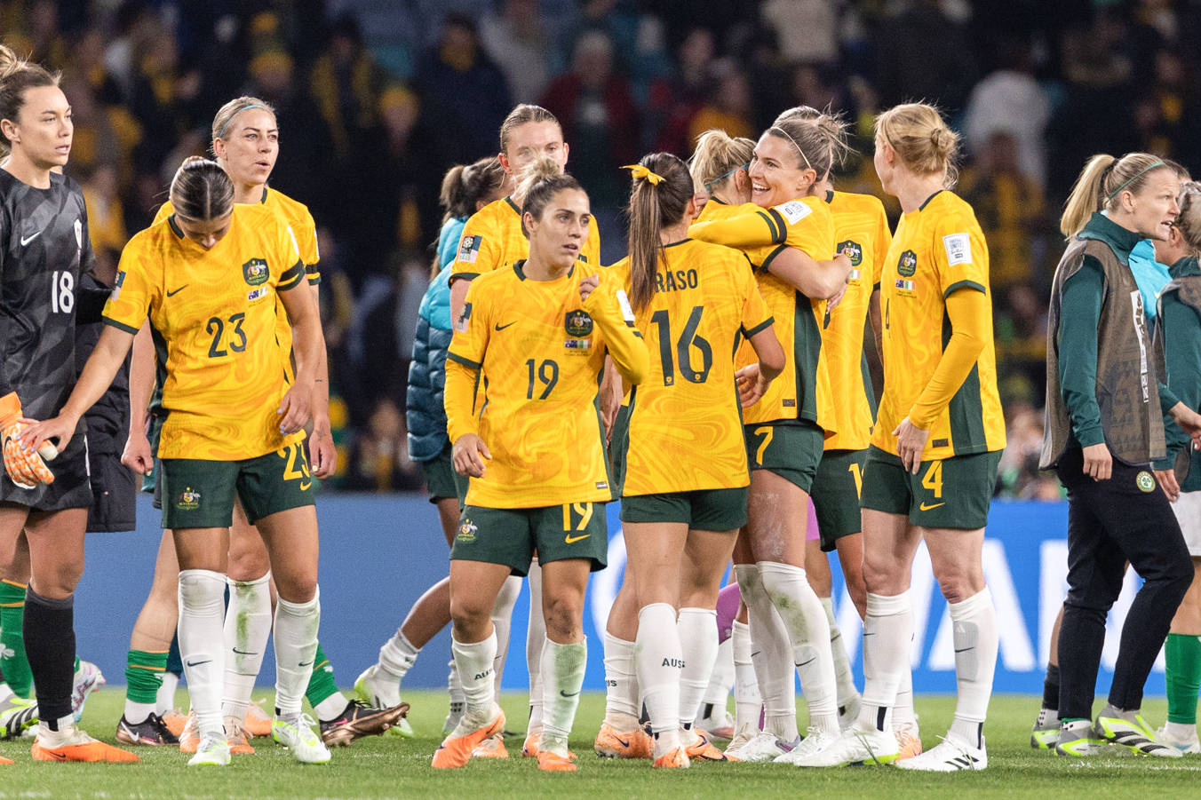 加拿大女足队员在比赛中奉献精彩表现 加拿大女足队员在比赛中奉献精彩表现